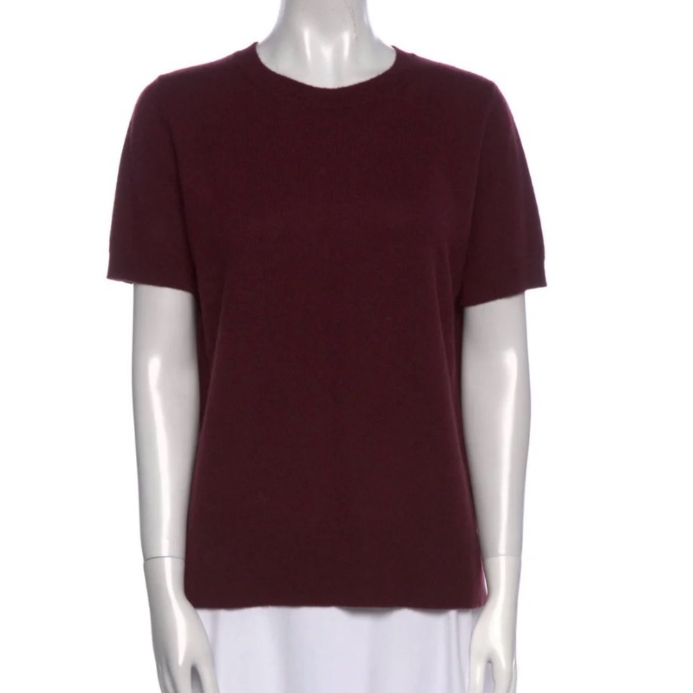 Theory cashmere crew neck sweater (short sleeve)